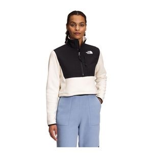 THE NORTH FACE DENALI CROP HALF ZIP FLEECE PULLOVER WOMEN'S